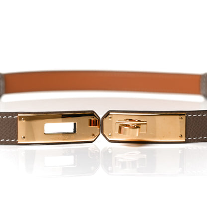 Hermes Epsom Kelly Belt Etoupe 3 of 6