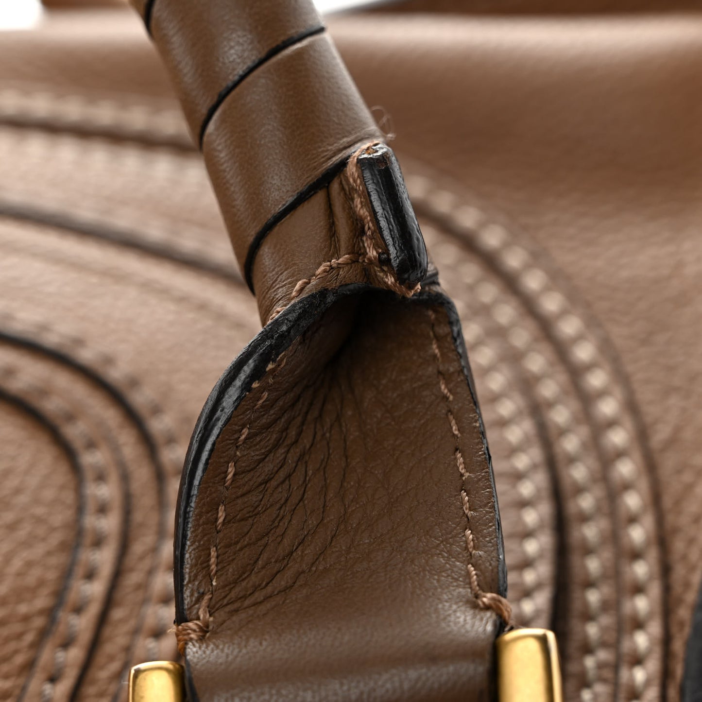 Calfskin Medium Marcie Satchel Nut