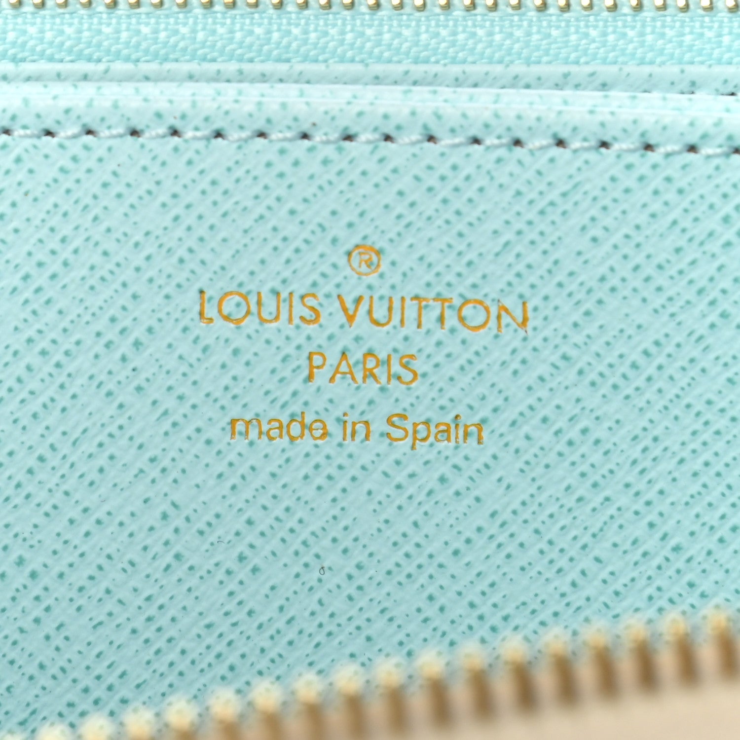 Louis Vuitton Monogram Giant By The Pool Zippy Wallet Blue 6 of 6