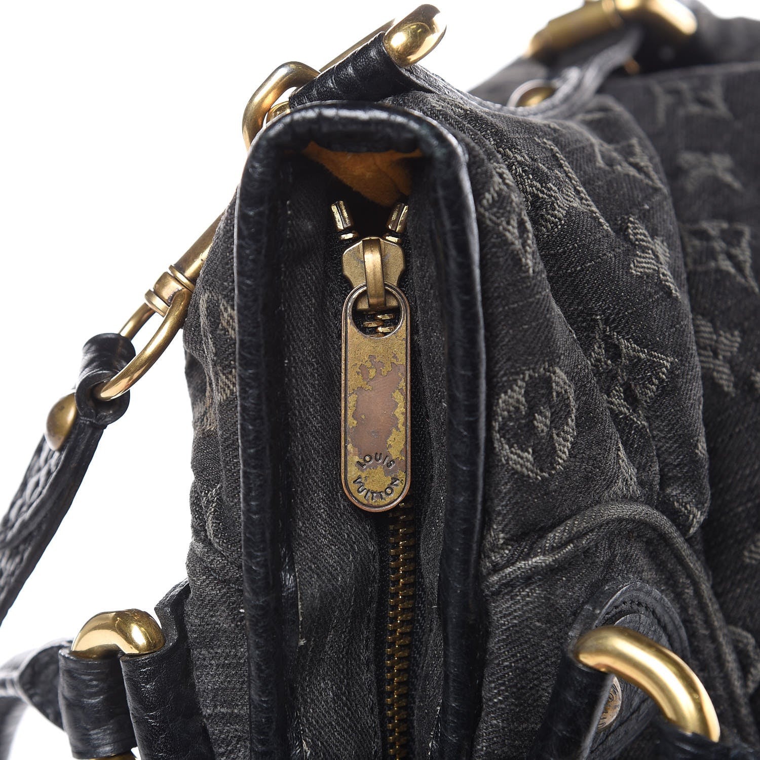 Louis Vuitton Denim Neo Cabby GM Black 13 of 13