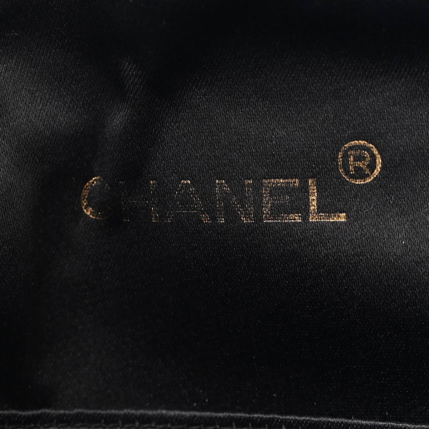 Chanel Satin Quilted Half Moon Flap Black 6 of 14