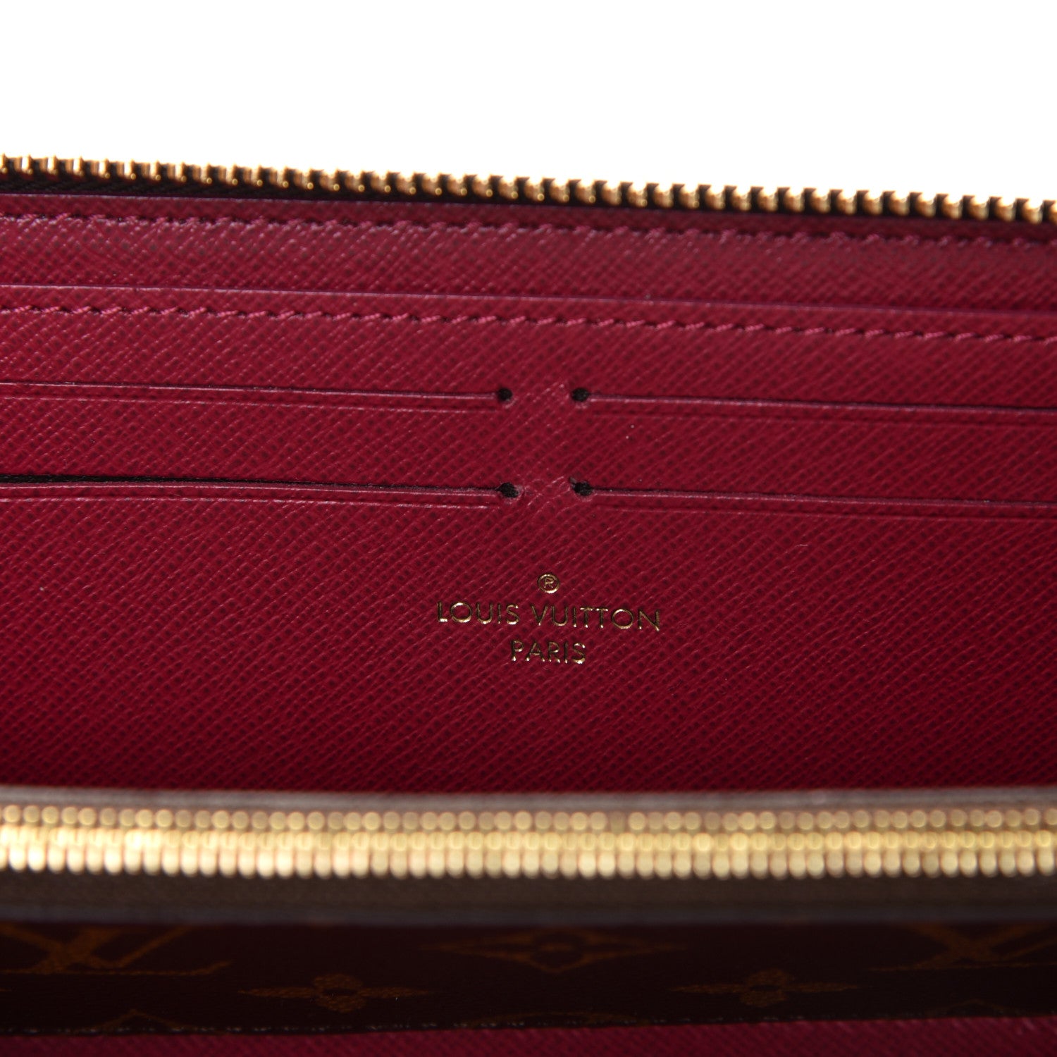 Louis Vuitton Monogram Clemence Wallet Fuchsia 5 of 7