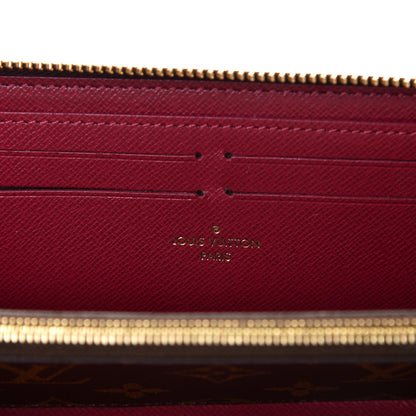Louis Vuitton Monogram Clemence Wallet Fuchsia 5 of 7