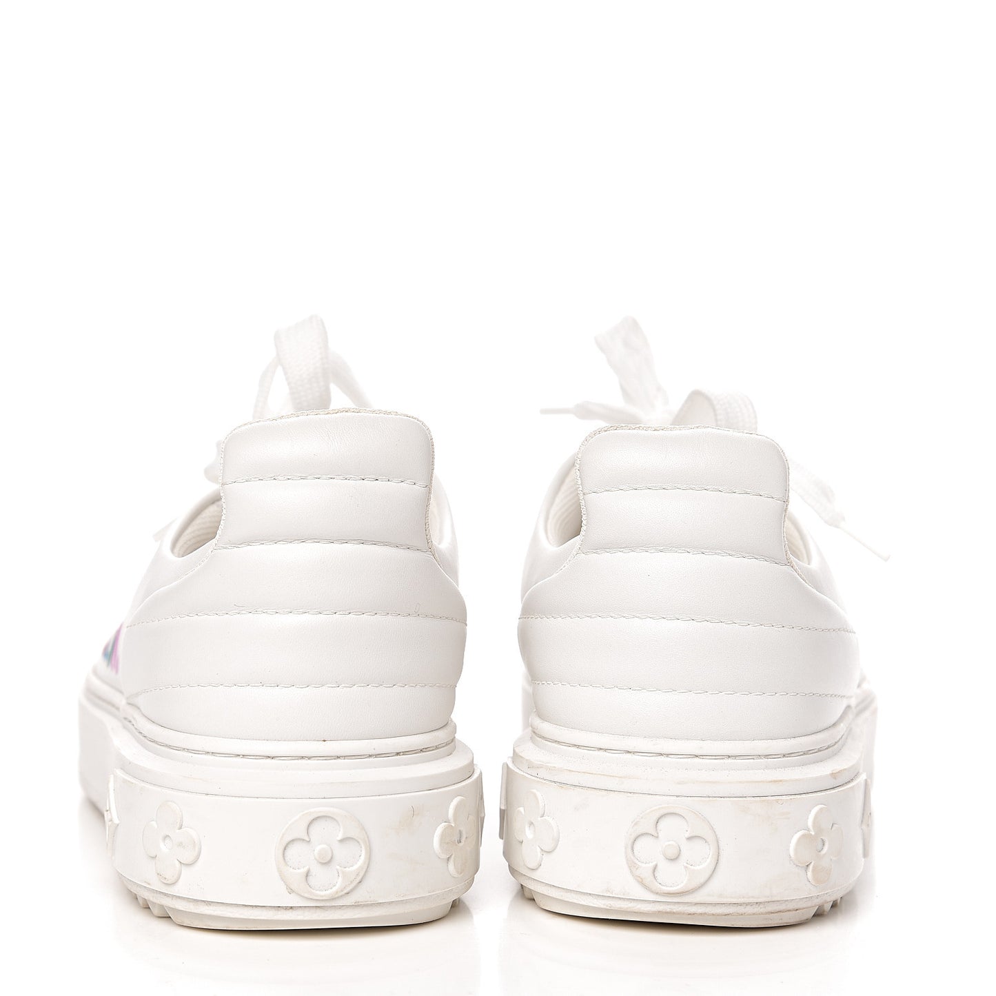 Calfskin Time Out New Wave Sneakers 38 White