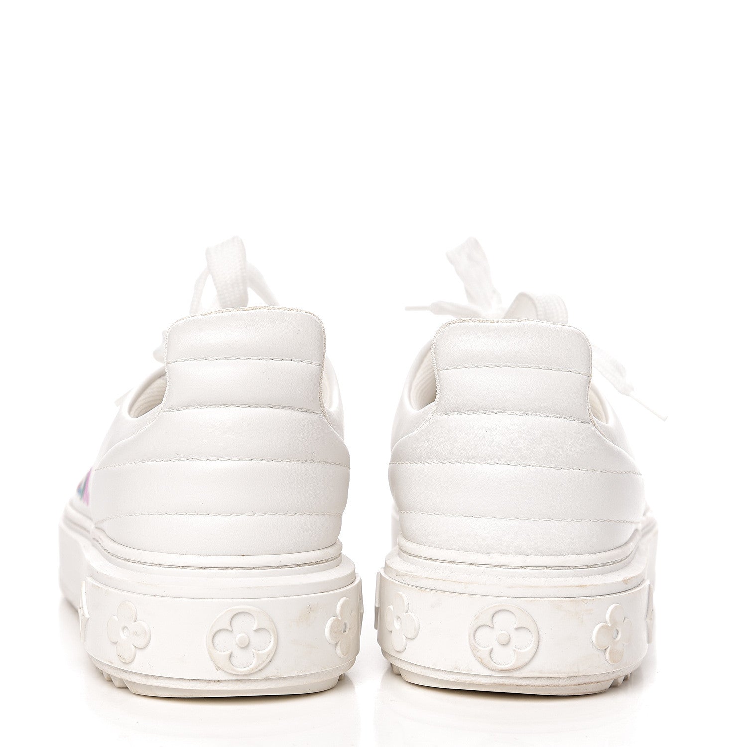 Louis Vuitton Calfskin Time Out New Wave Sneakers 38 White 12 of 13
