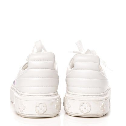 Louis Vuitton Calfskin Time Out New Wave Sneakers 38 White 12 of 13