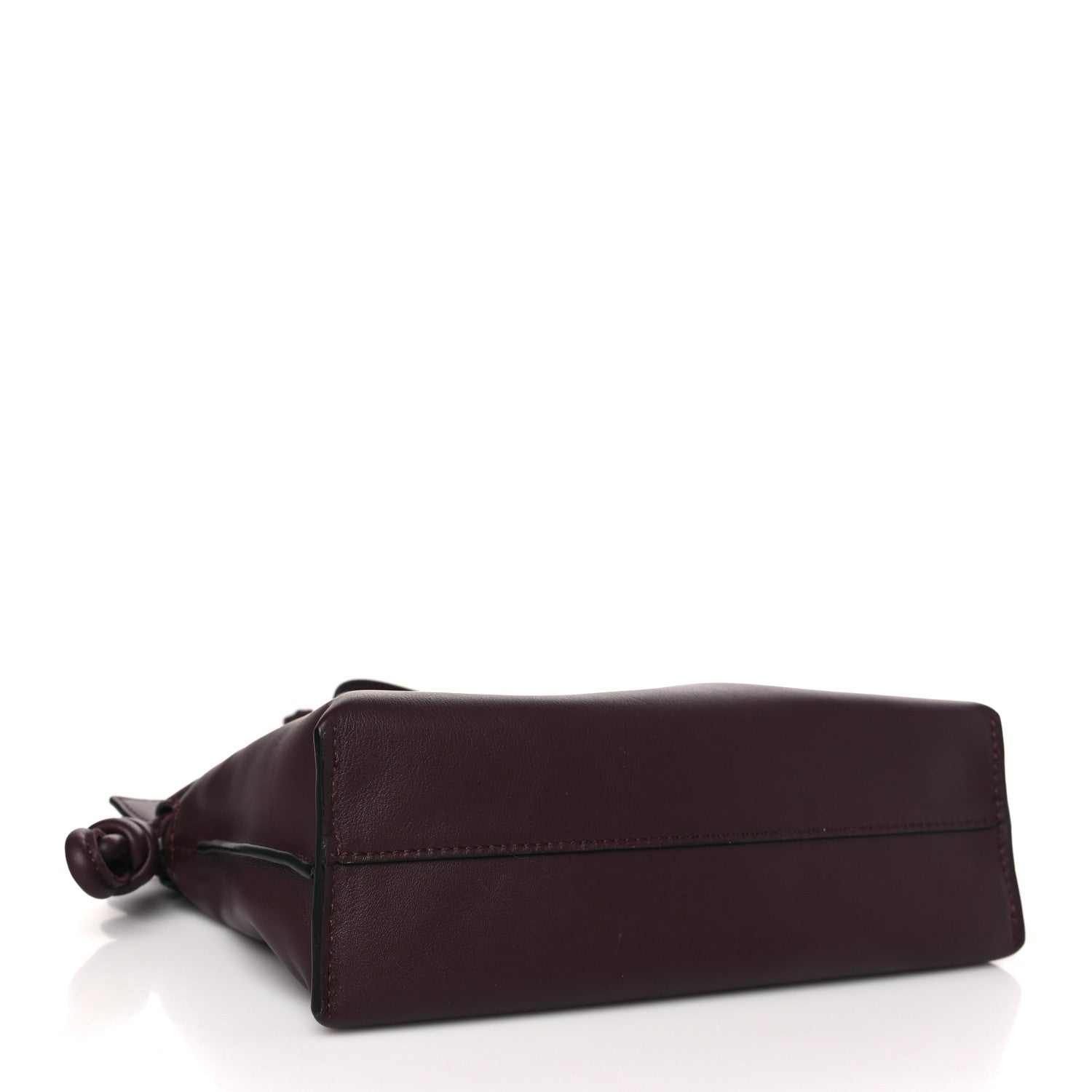 Loewe Calfskin Mini Flamenco Knot Clutch Prune 4 of 10