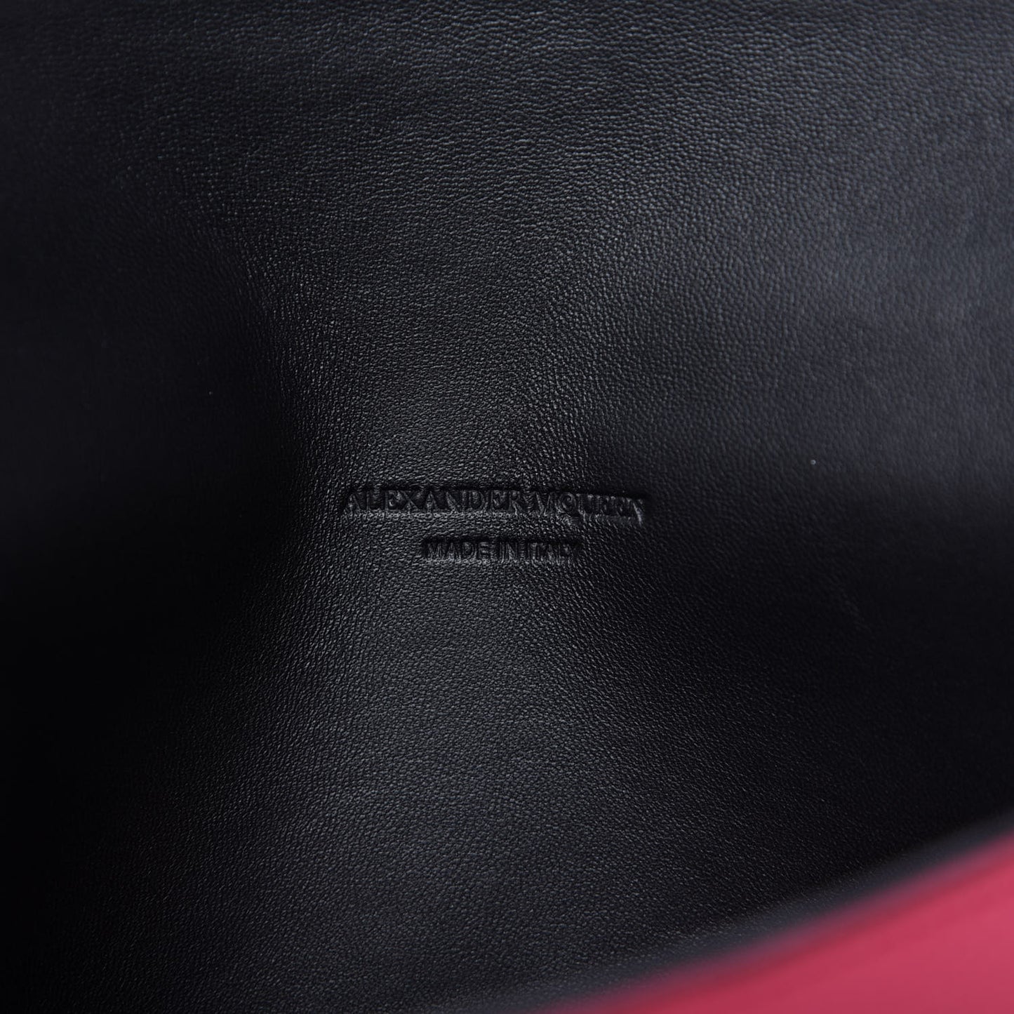 Calfskin Skull Envelope Clutch Fuchsia