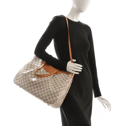Louis Vuitton Damier Azur Siracusa GM 2 of 10