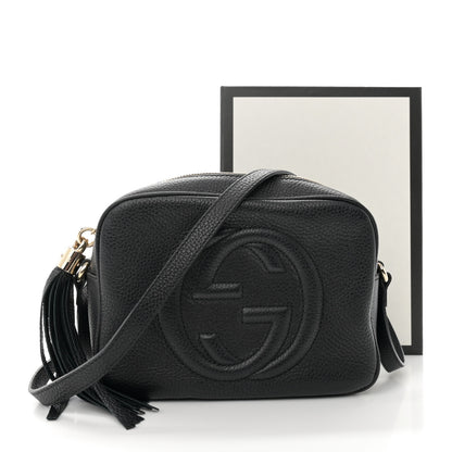Gucci Pebbled Calfskin Small Soho Disco Bag Black 13 of 13