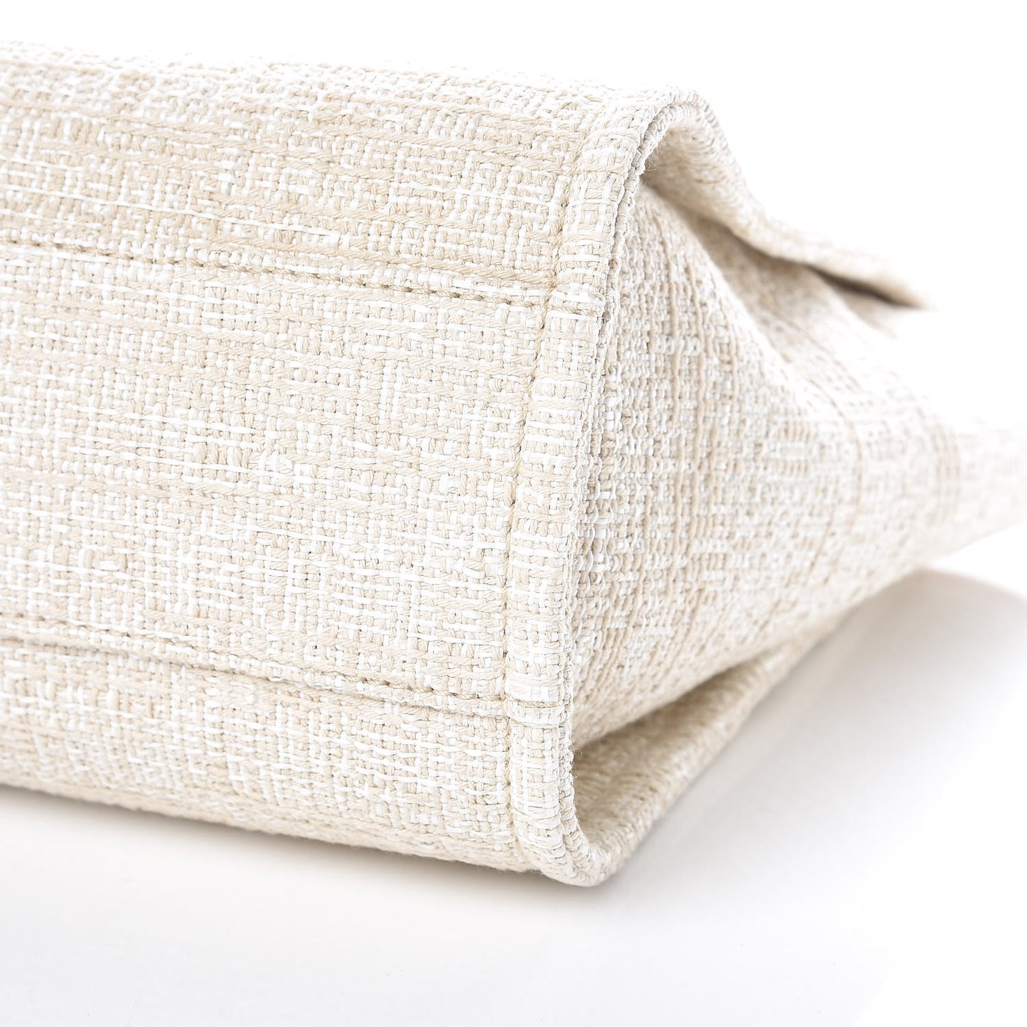 Canvas Small Deauville Tote Light Beige