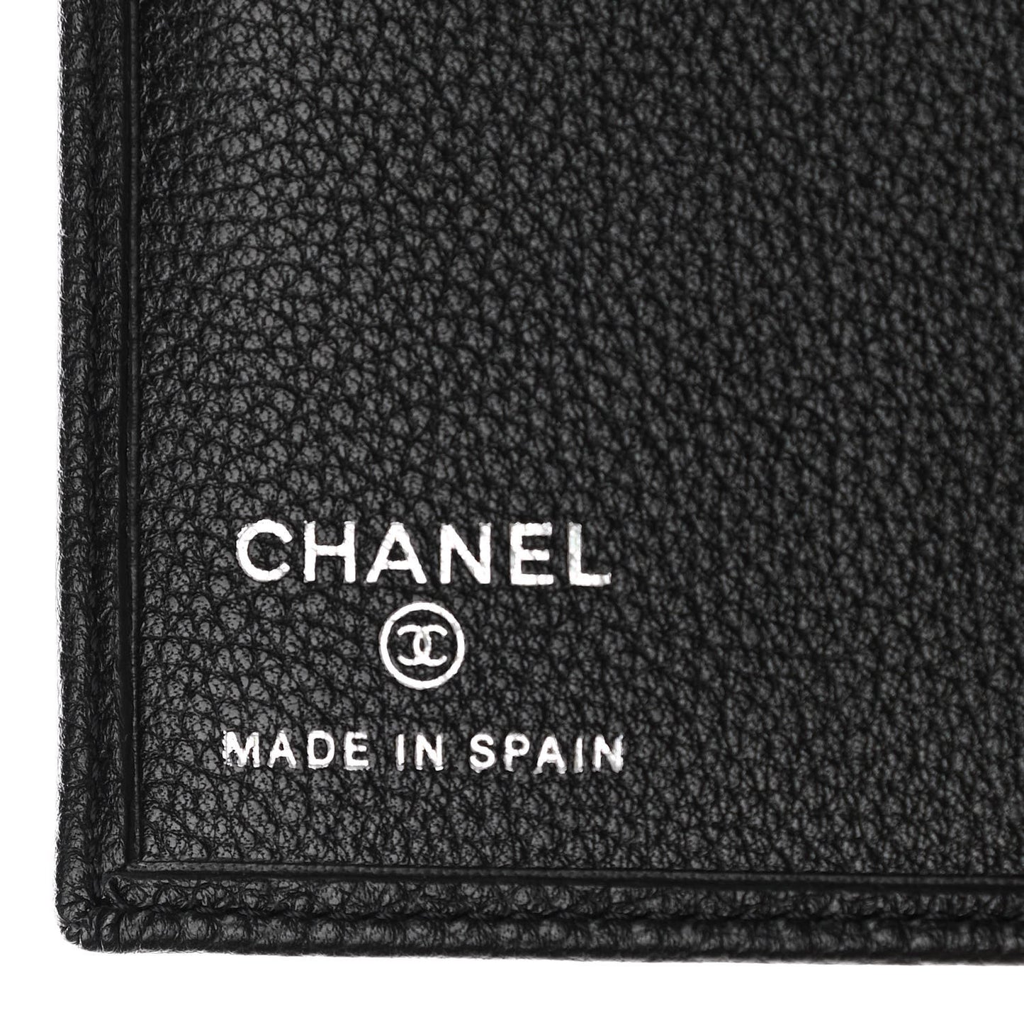 Calfskin Passport Holder Black