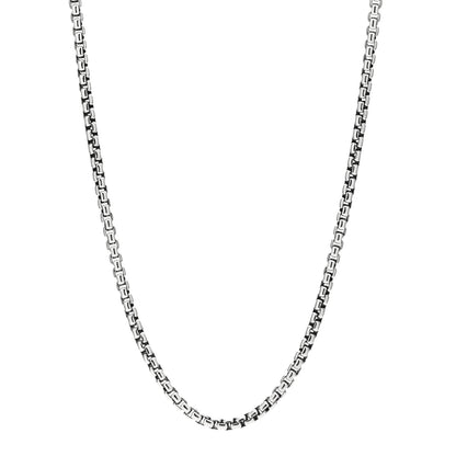 David Yurman Sterling Silver 3.6mm Medium Box Chain Necklace 22" 1 of 3