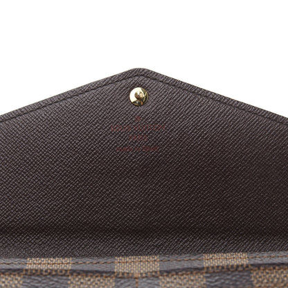 Louis Vuitton Damier Ebene Sarah Wallet NM 8 of 9