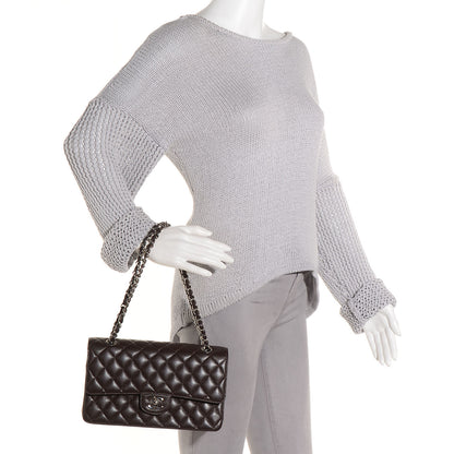 Chanel Caviar Quilted Medium Double Flap Brown 2 of 9