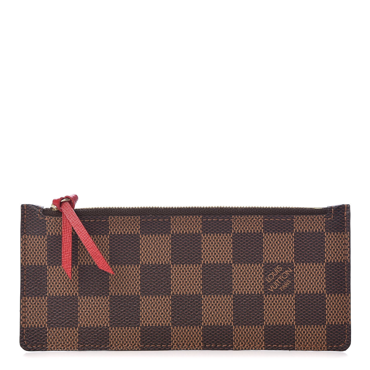 Louis Vuitton Damier Ebene Josephine Wallet Zippered Insert 1 of 7
