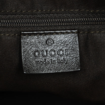 Gucci Monogram Large New Ladies Web Hobo Dark Brown 6 of 6