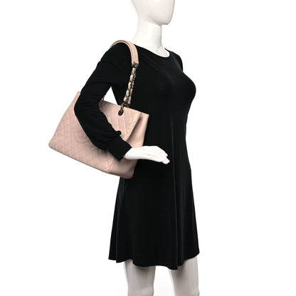 Chanel Caviar Quilted Grand Shopping Tote GST Light Pink 2 of 15