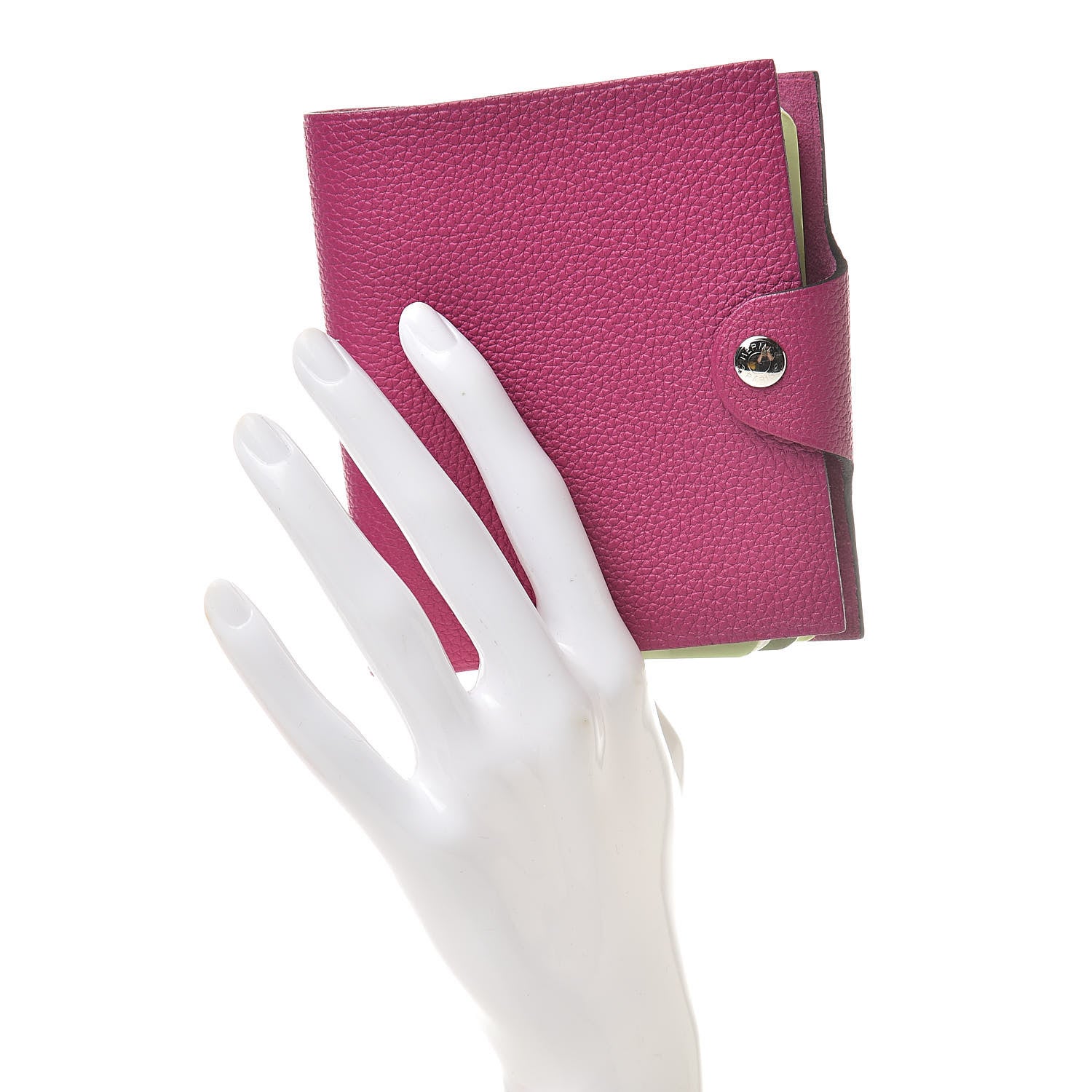 Hermes Togo Ulysse PM Agenda Cover Rose Pourpre 2 of 8