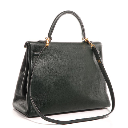 Hermes Togo Kelly Retourne 35 Vert Fonce 13 of 29