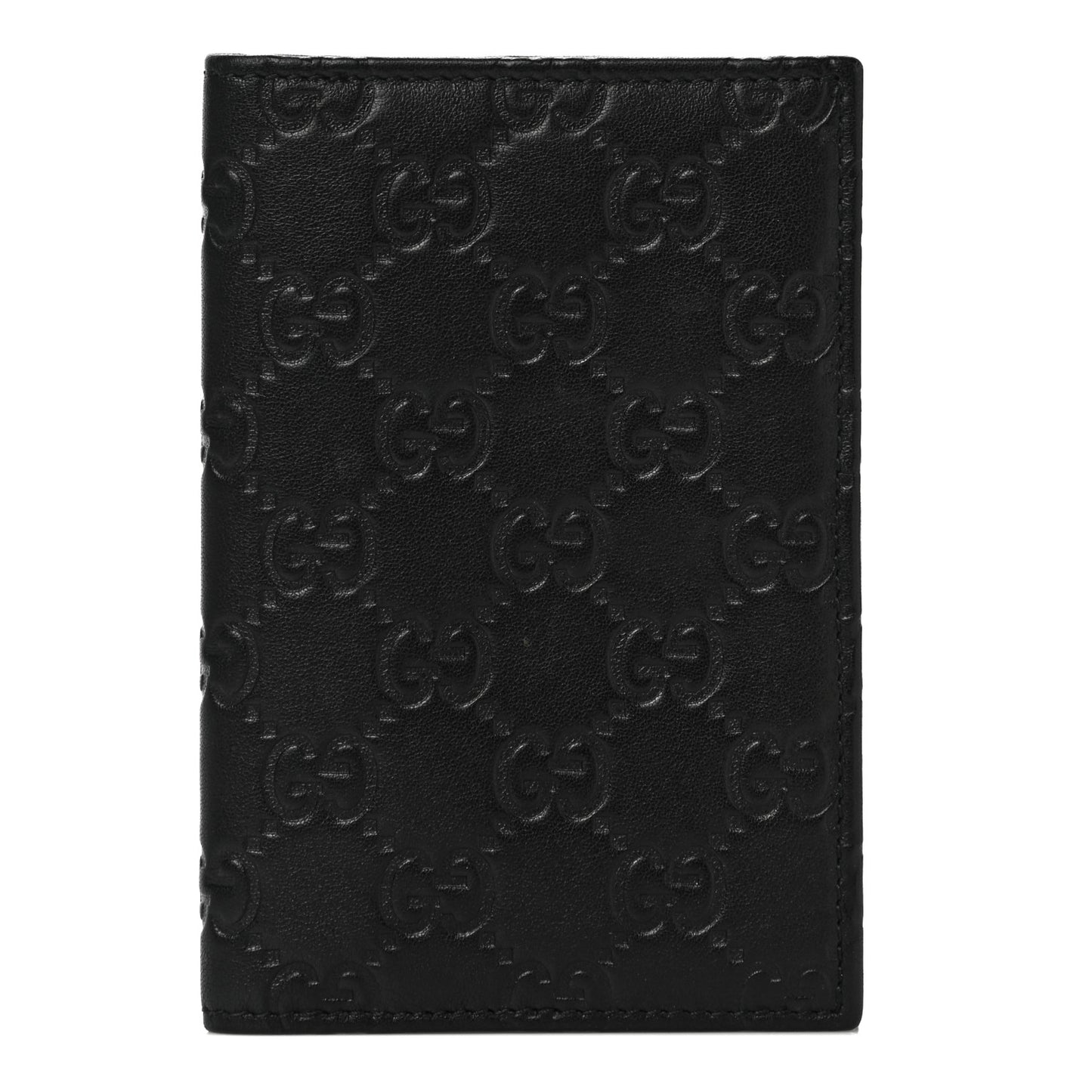 Guccissima Passport Case Black