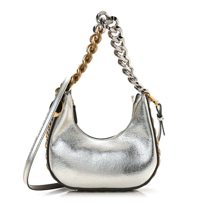 Stella McCartney Eco Alter Nappa Mini Frayme Shoulder Bag Silver 1 of 11