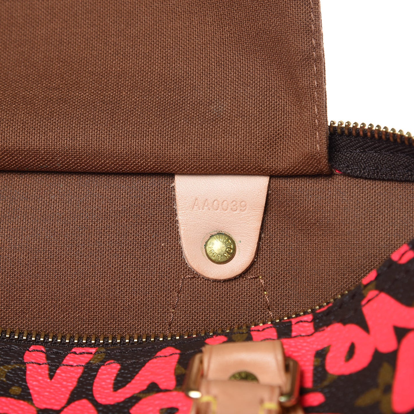 Monogram Graffiti Speedy 30 Fuchsia