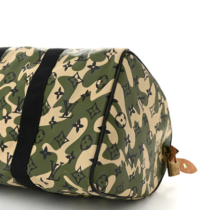 Louis Vuitton Monogram Camouflage Speedy 35 10 of 10