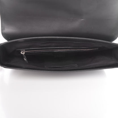 Gucci GG Supreme Monogram Web Flap Messenger Bag Black Grey 5 of 13