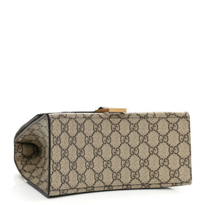 Balenciaga X GUCCI GG Supreme Monogram Small Hourglass Top Handle Bag Beige Ebony 4 of 9