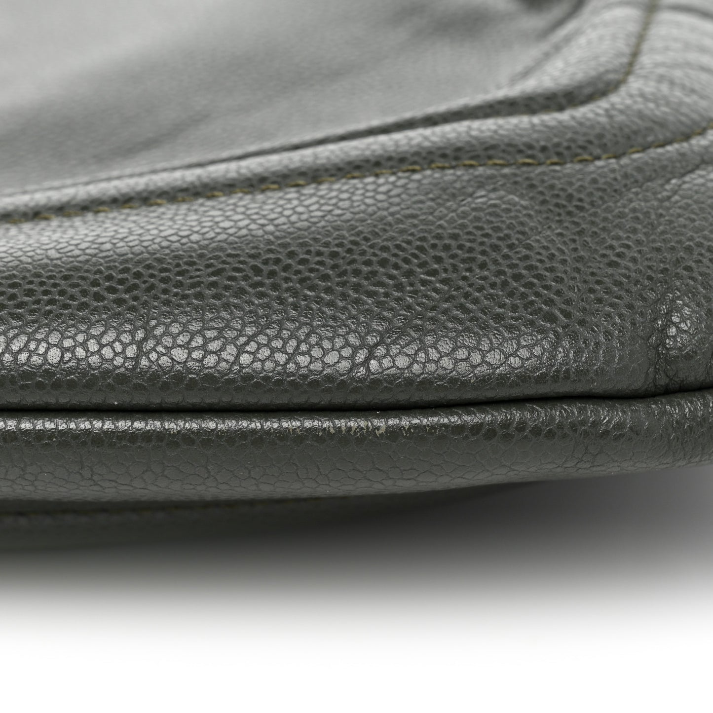 Caviar CC Timeless Shoulder Bag Gray