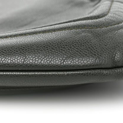 Chanel Caviar CC Timeless Shoulder Bag Gray 21 of 21