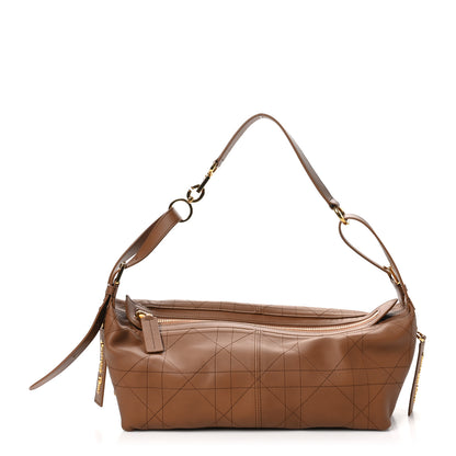 Christian Dior Calfskin Macrocannage Medium D-Journey Bag Camel 1 of 10