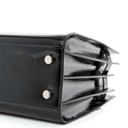 Saint Laurent Ribbed Patent Calfskin Baby Sac De Jour Black 12 of 13