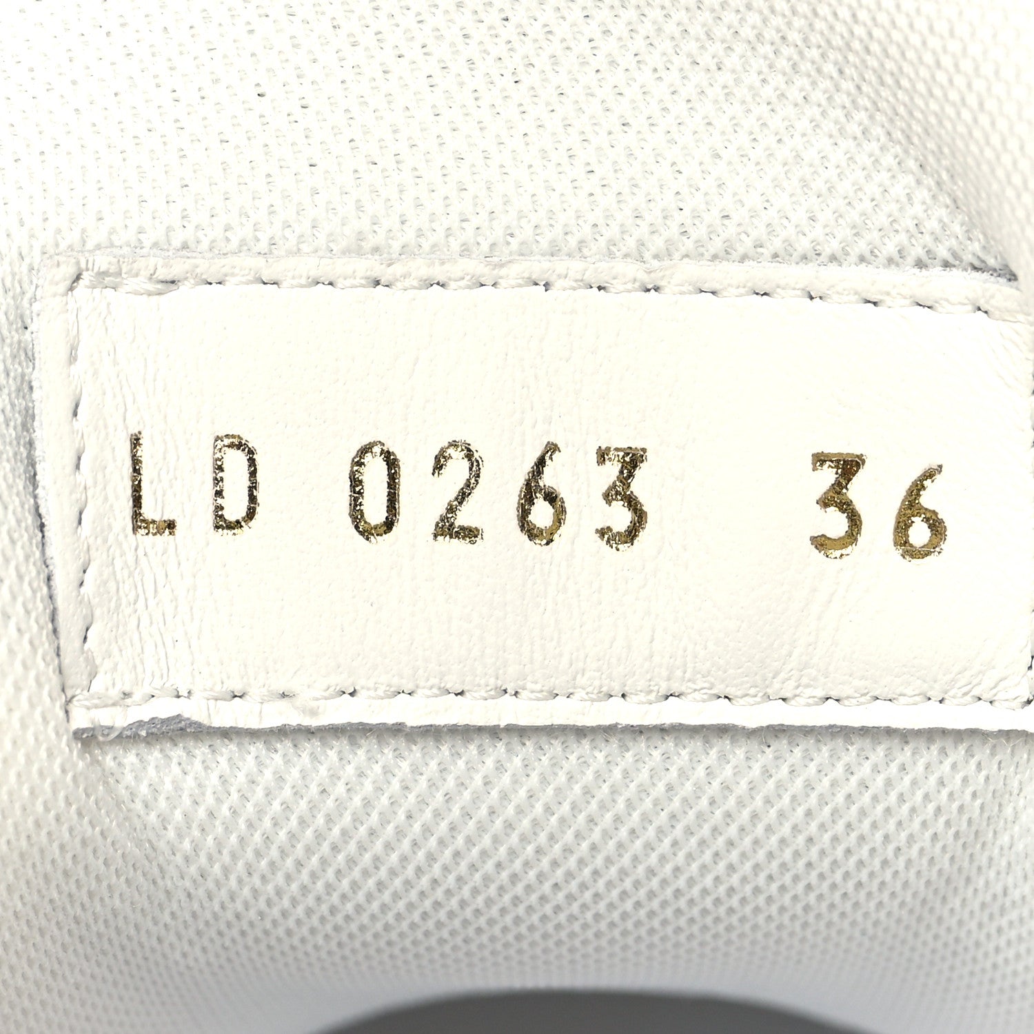 Louis Vuitton Calfskin Embossed Monogram Denim Womens LV Trainer Sneakers 36 Blue 6 of 8