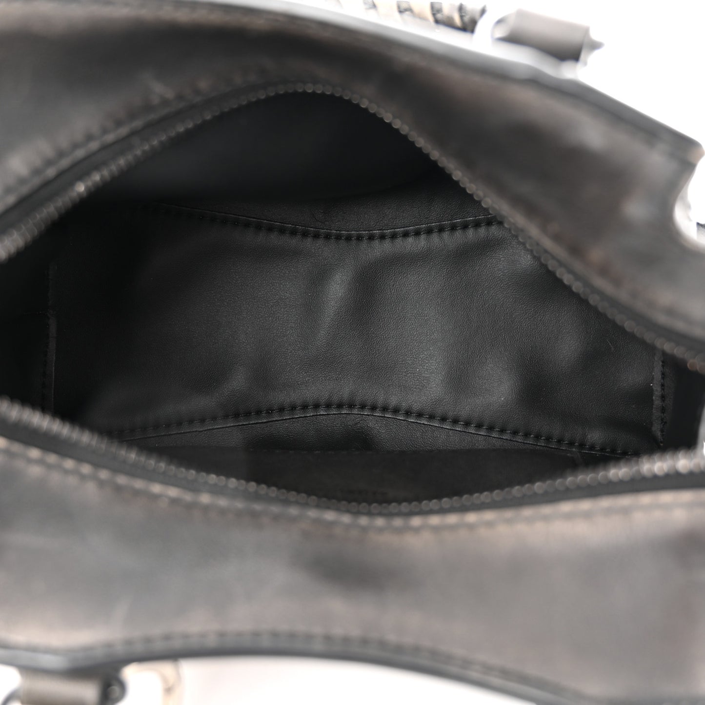 Used Calfskin Black Hardware Mini Neo Classic City Black