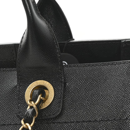 Chanel Caviar Small Studded Deauville Tote Black 13 of 13