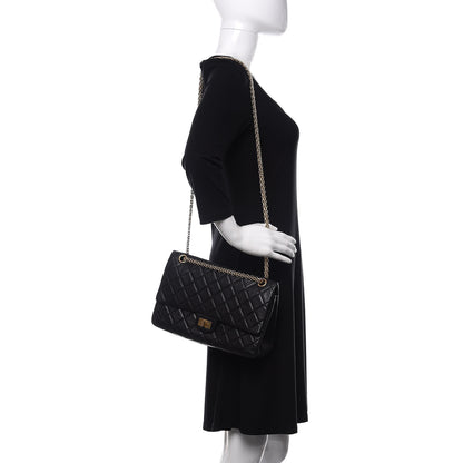 Chanel Aged Calfskin Quilted 2.55 Reissue 226 Flap Black 3 of 12