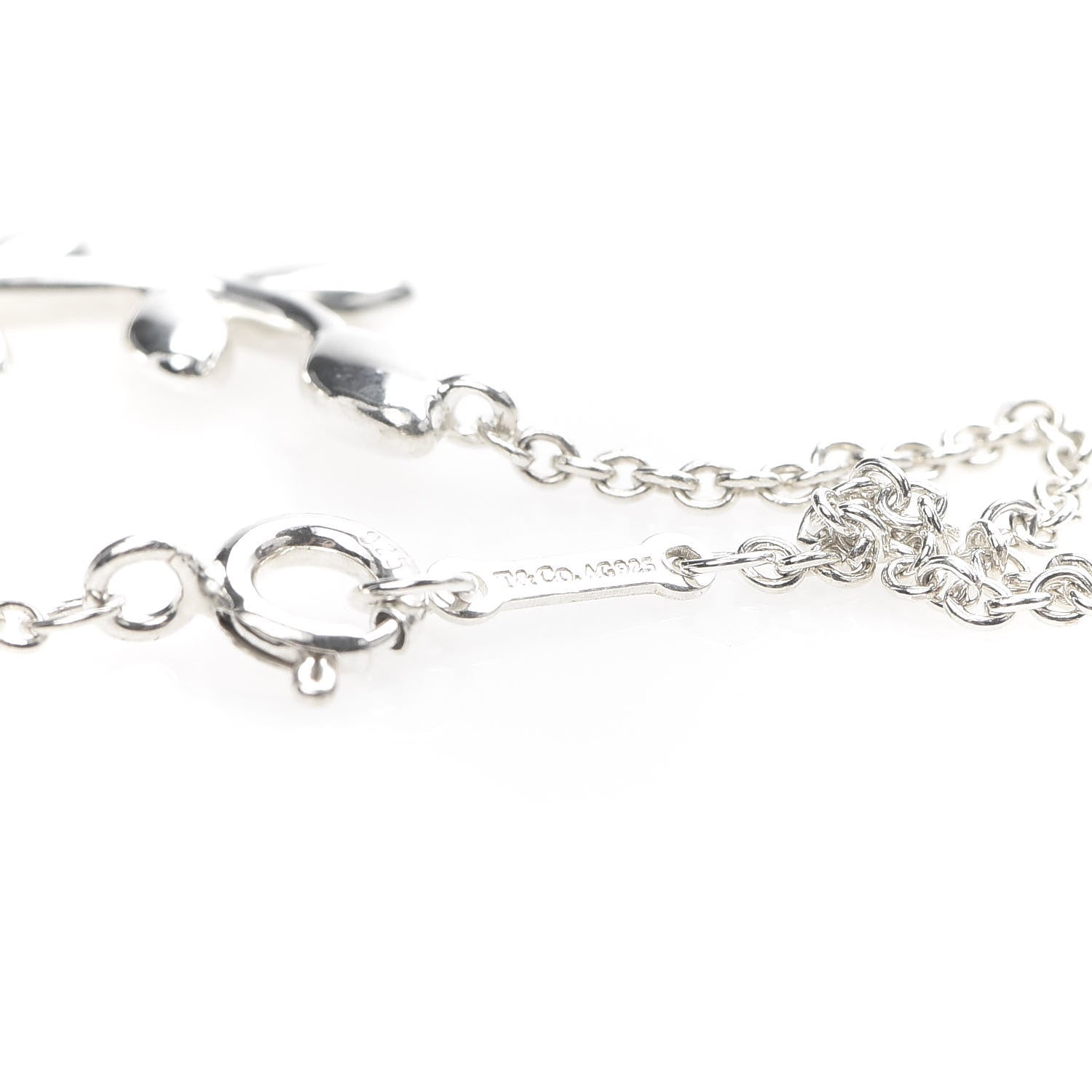 Tiffany Sterling Silver Paloma Picasso Olive Leaf Vine Bracelet 4 of 6