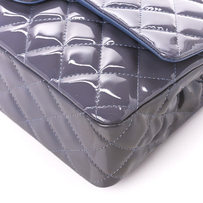 Chanel Patent Calfskin Quilted Medium Double Flap Light Purple 11 of 11