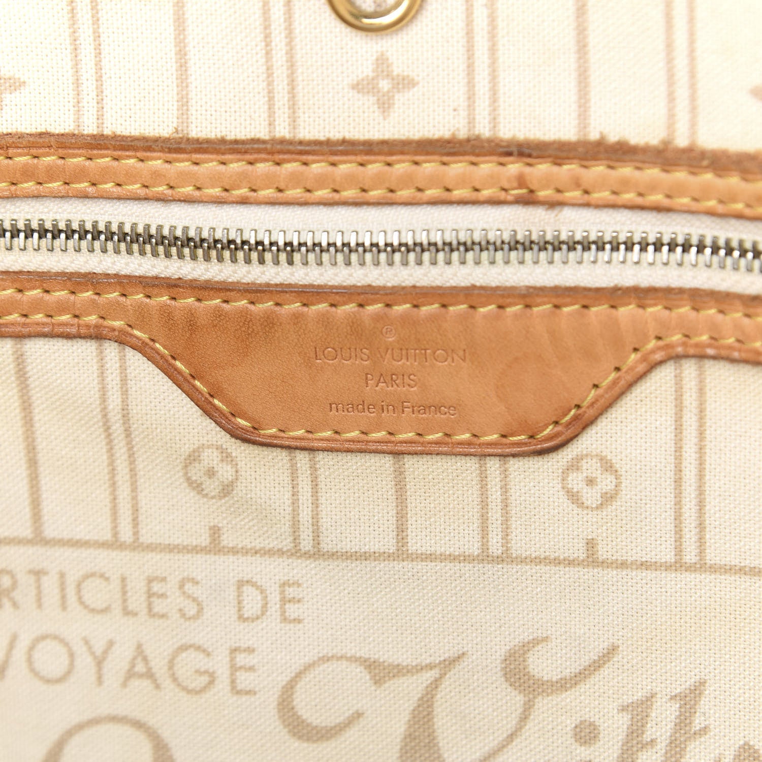 Louis Vuitton Damier Azur Neverfull MM 5 of 10