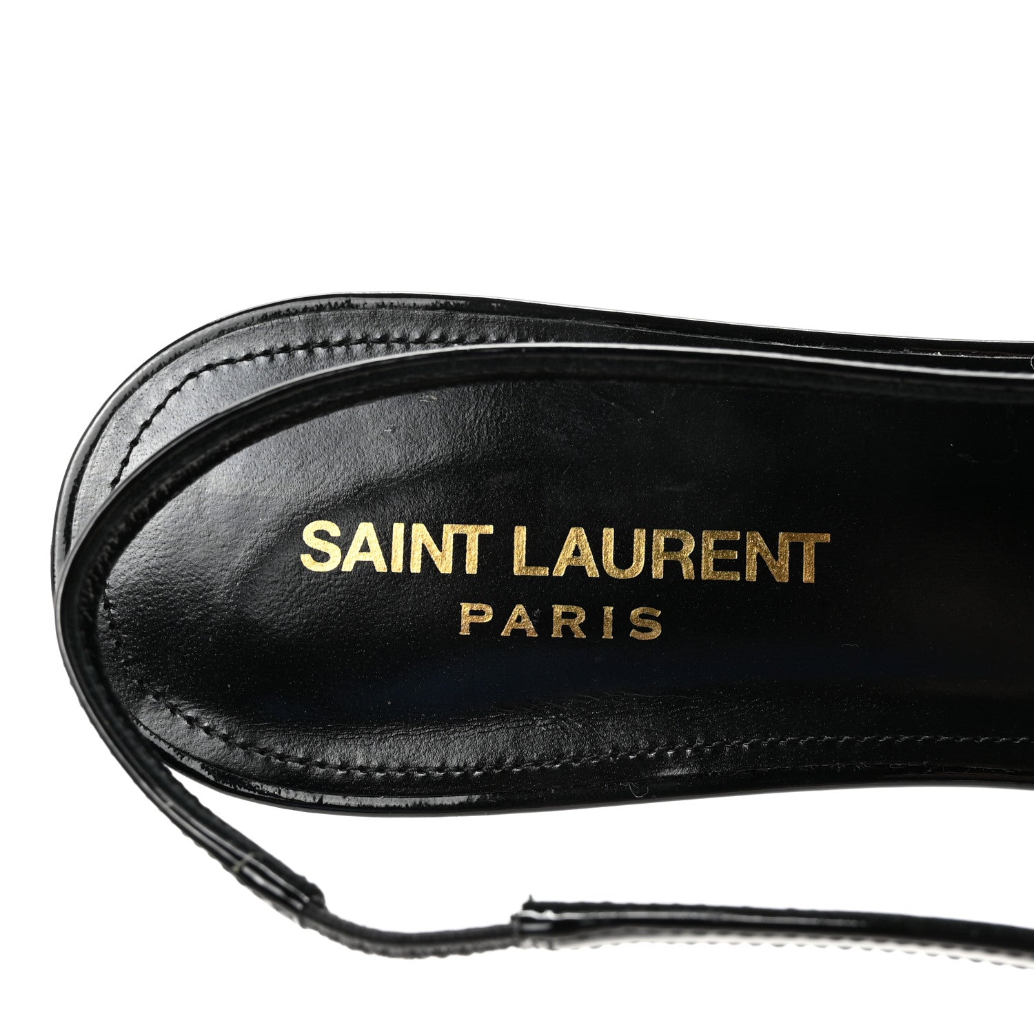 Saint Laurent Vernice Grupy Silvana 05 Slingback Flats 41 Black 8 of 10