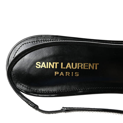 Saint Laurent Vernice Grupy Silvana 05 Slingback Flats 41 Black 8 of 10