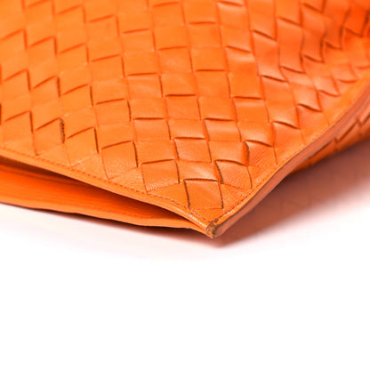 Bottega Veneta Nappa Intrecciato BV Twist Orange 8 of 9