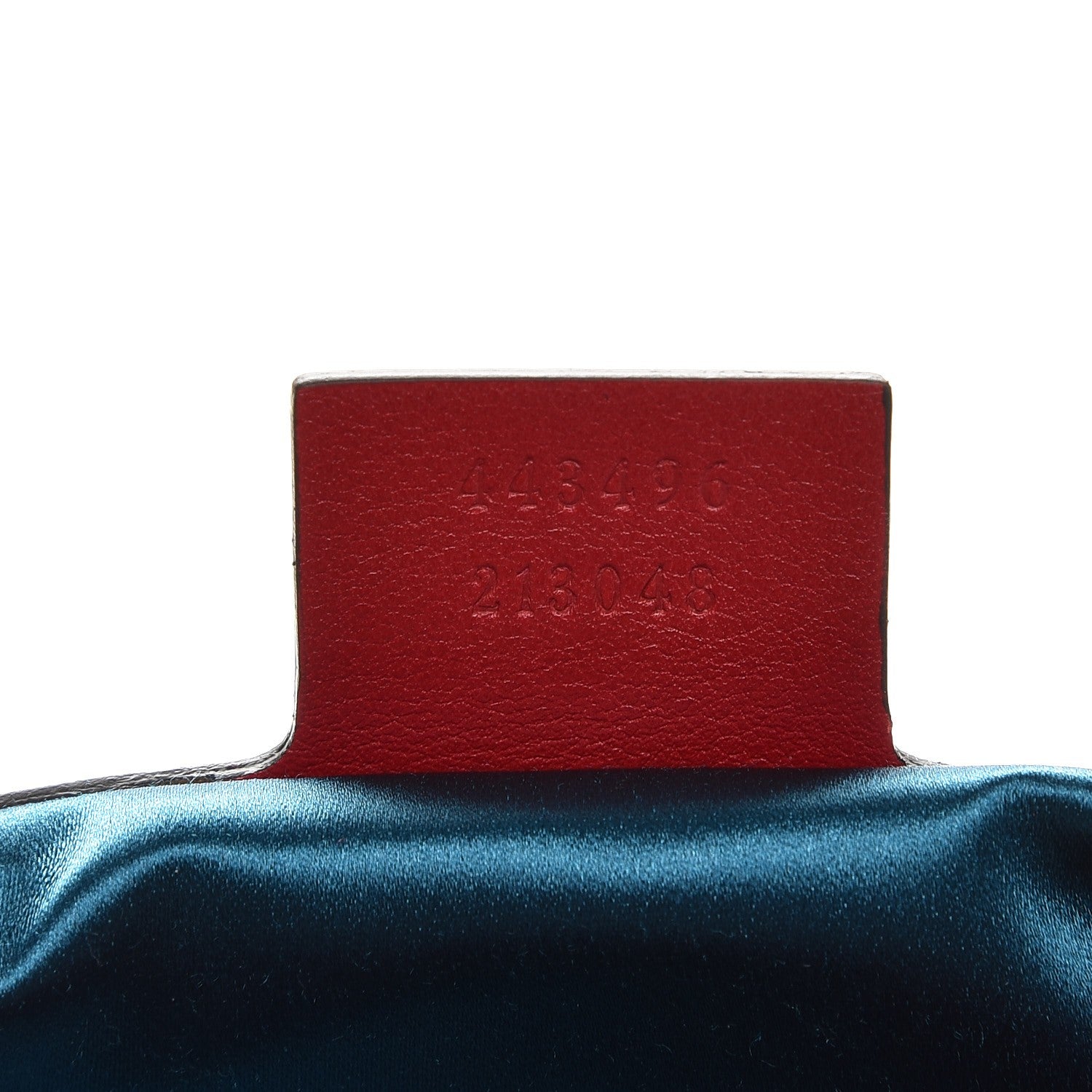 Gucci Velvet Matelasse Medium GG Marmont Shoulder Bag Hibiscus Red 7 of 7