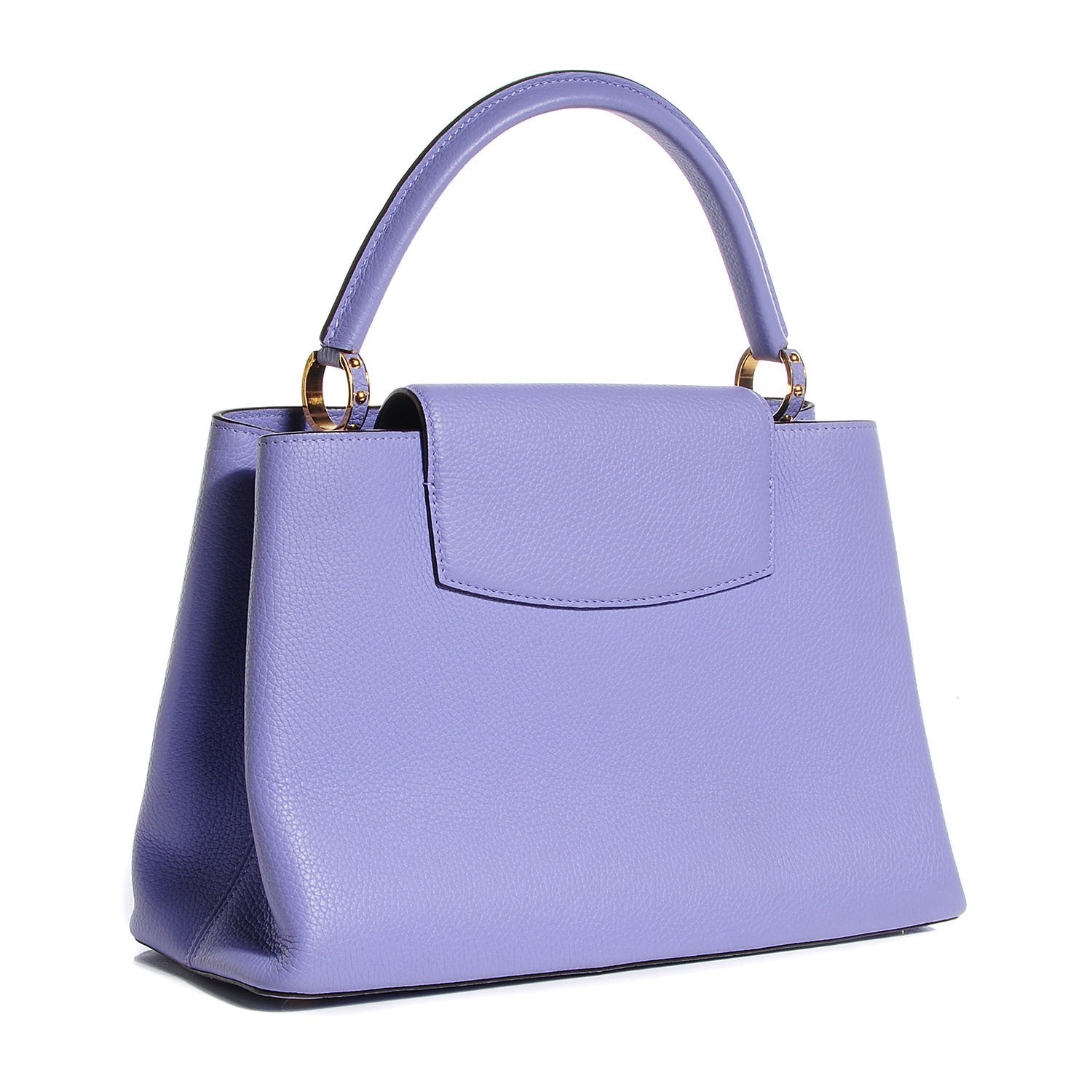 Louis Vuitton Taurillon Capucines MM Lilac 3 of 7
