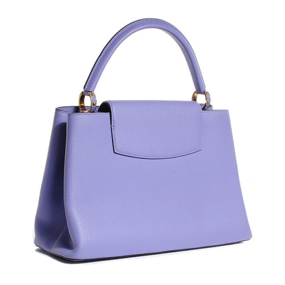 Louis Vuitton Taurillon Capucines MM Lilac 3 of 7