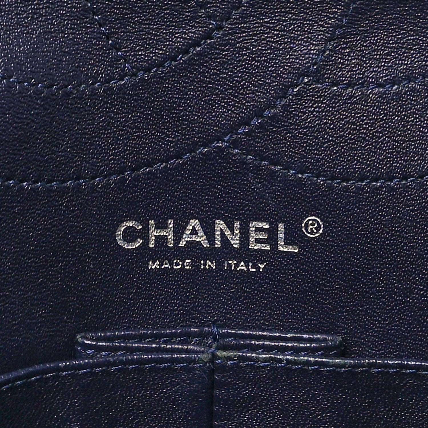 Chanel Aged Calfskin Quilted 2.55 Reissue 227 Flap Navy Blue 6 of 9