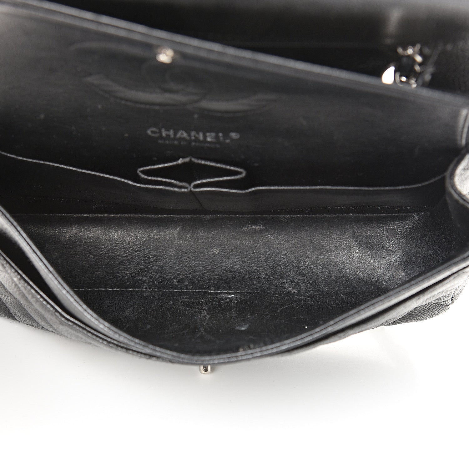 Chanel Caviar Quilted Medium Double Flap Black 4 of 18