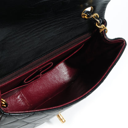 Chanel Lambskin Quilted Mini Square Flap Black 5 of 9